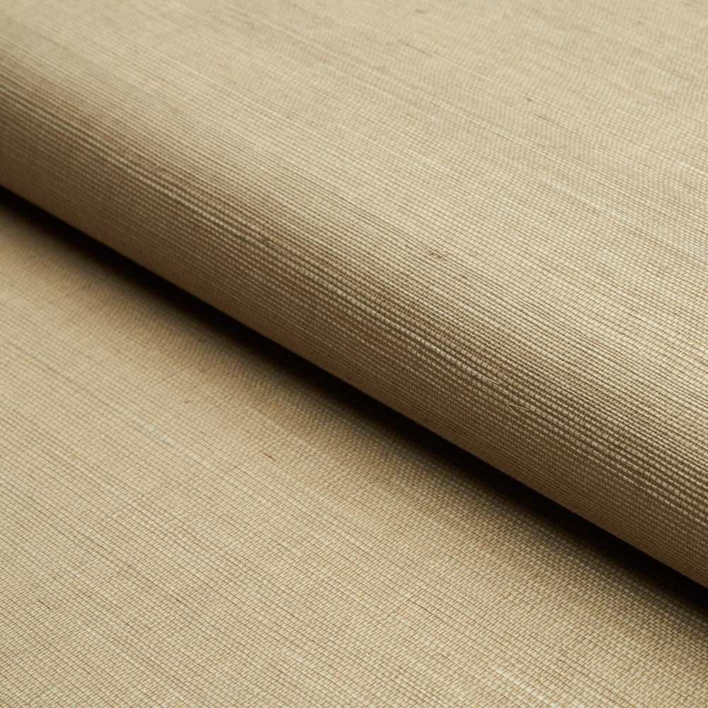 Haruki Sisal Driftwood 5004702 by Schumacher Wallpaper Essential - Fabric Carolina -