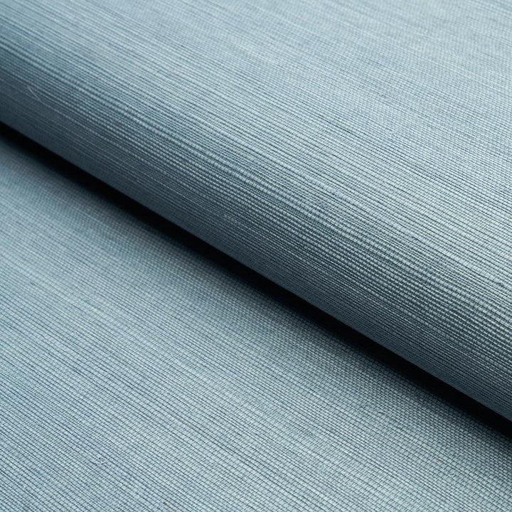 Haruki Sisal Cornflower 5004706 by Schumacher Designer Wallpaper Essential - Swanky Fabrics -