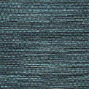 Haruki Sisal Peacock 5004712 by Schumacher Wallpaper