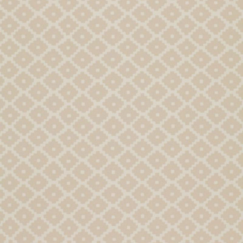 Ziggurat Alabaster 5004740 by Schumacher Wallpaper The Smart Set 9.0" - Fabric Carolina -