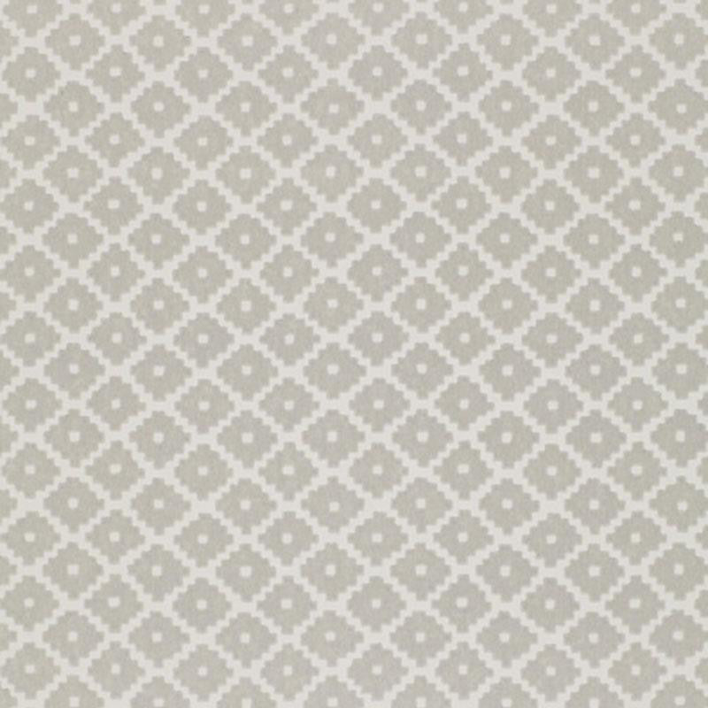 Ziggurat Silver 5004742 by Schumacher Wallpaper The Smart Set 9.0" - Fabric Carolina -