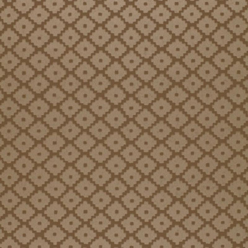 Ziggurat Mink 5004743 by Schumacher Wallpaper The Smart Set 9.0" - Fabric Carolina -
