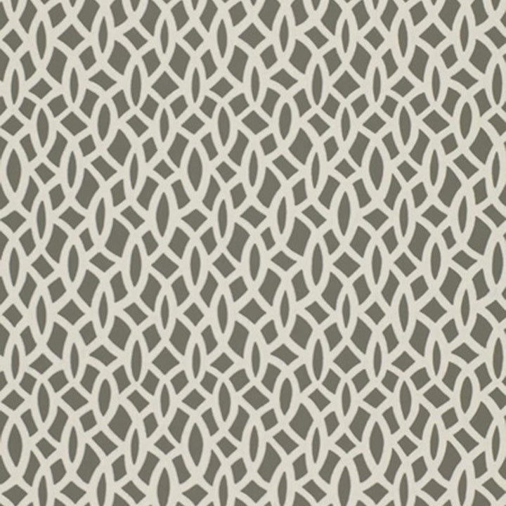 Chain Link Charcoal 5004754 by Schumacher Designer Wallpaper Textured Elements 6.75" - Swanky Fabrics -