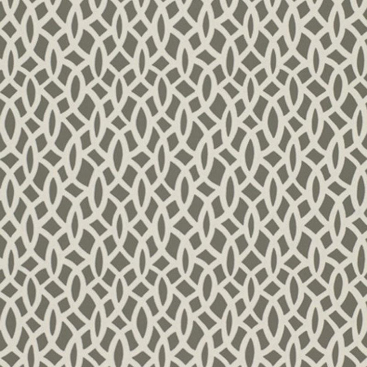 Chain Link Charcoal 5004754 by Schumacher Wallpaper Textured Elements 6.75" - Fabric Carolina -