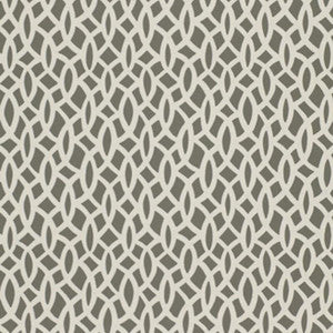 Chain Link Charcoal 5004754 by Schumacher Wallpaper