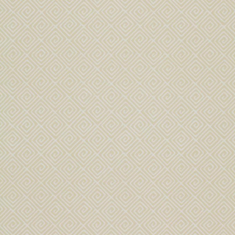 Greek Key Bone 5004760 by Schumacher Wallpaper The Smart Set 13.5" - Fabric Carolina -