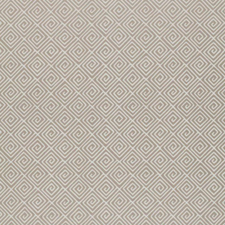 Greek Key Silver 5004762 by Schumacher Designer Wallpaper Textured Elements 13.5" - Swanky Fabrics -