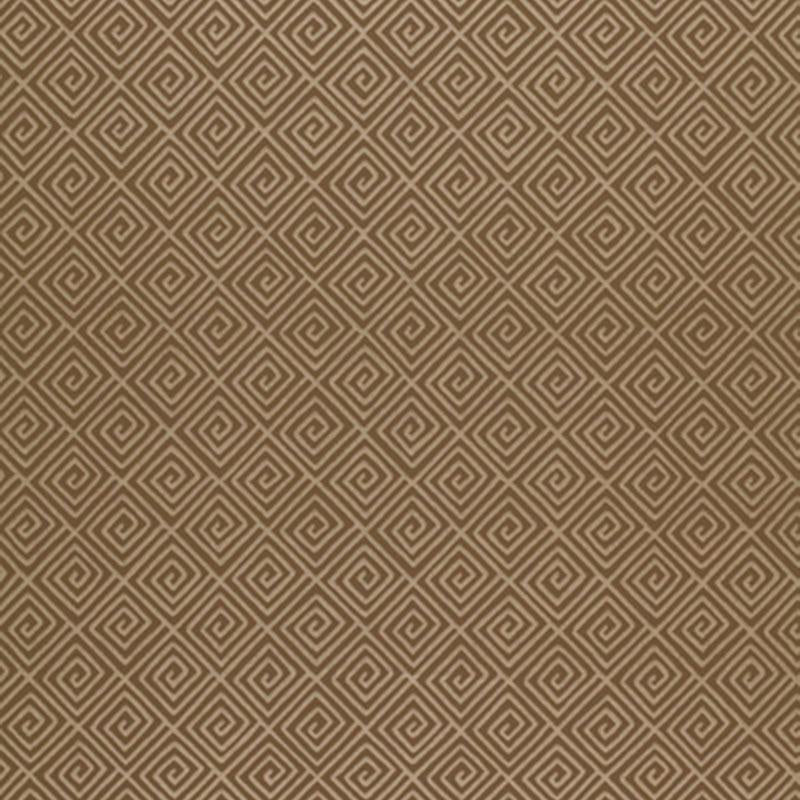 Greek Key Mink 5004763 by Schumacher Designer Wallpaper Textured Elements 13.5" - Swanky Fabrics -