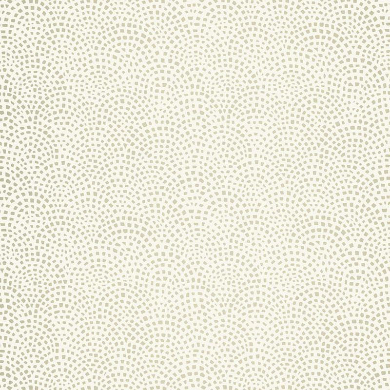 Mosaic Silver 5005040 by Schumacher Designer Wallpaper Modern Nature 13.5" - Swanky Fabrics -