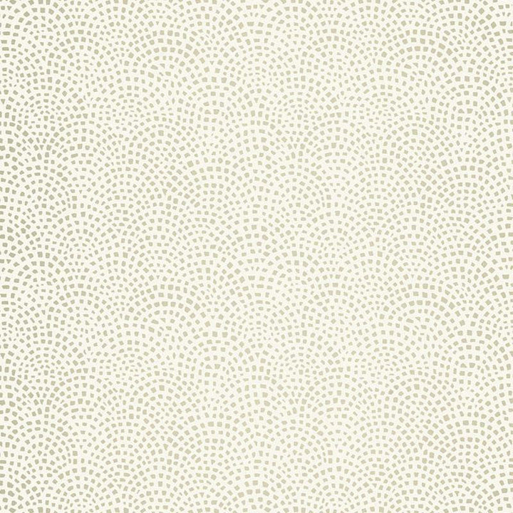 Mosaic Silver 5005040 by Schumacher Designer Wallpaper Modern Nature 13.5" - Swanky Fabrics -