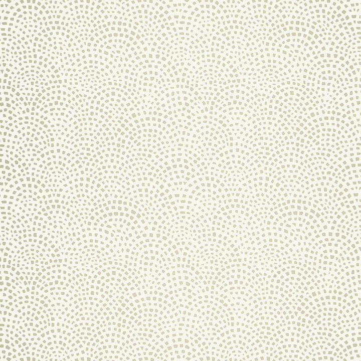 Mosaic Silver 5005040 by Schumacher Wallpaper Modern Nature 13.5" - Fabric Carolina -
