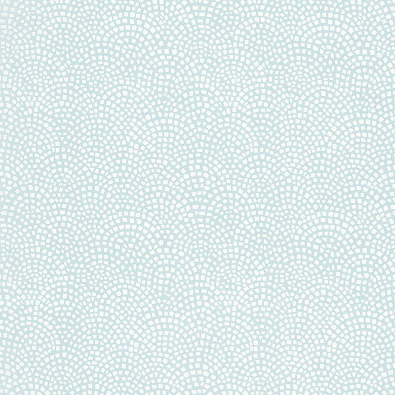 Mosaic Spa 5005042 by Schumacher Designer Wallpaper Modern Nature 13.5" - Swanky Fabrics -