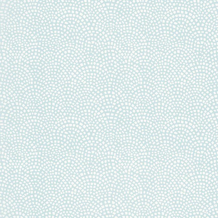 Mosaic Spa 5005042 by Schumacher Wallpaper Modern Nature 13.5" - Fabric Carolina -