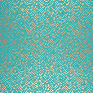 Mosaic Turquoise 5005043 by Schumacher Wallpaper