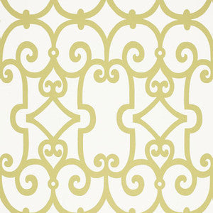 Manor Gate Aloe 5005050 by Schumacher Wallpaper