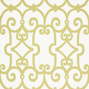 Manor Gate Aloe 5005050 by Schumacher Wallpaper
