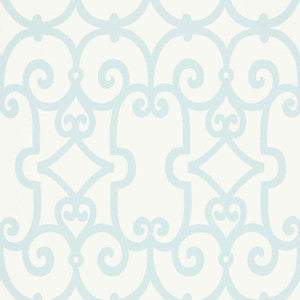 Manor Gate Mineral 5005051 by Schumacher Wallpaper