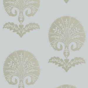 Ottoman Flower Heliotrope 5005082 by Schumacher Wallpaper