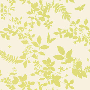 Shadow Vine Chartreuse 5005102 by Schumacher Wallpaper