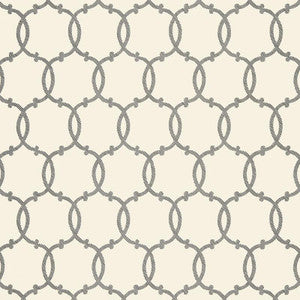 Tracery Charcoal 5005121 by Schumacher Wallpaper