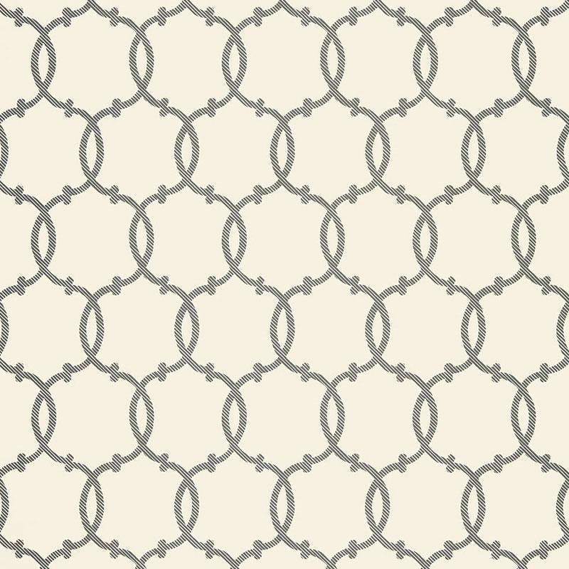 Tracery Charcoal 5005121 by Schumacher Designer Wallpaper Modern Nature 9.0" - Swanky Fabrics -