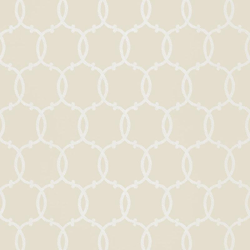 Tracery Bisque 5005122 by Schumacher Designer Wallpaper Modern Nature 9.0" - Swanky Fabrics -