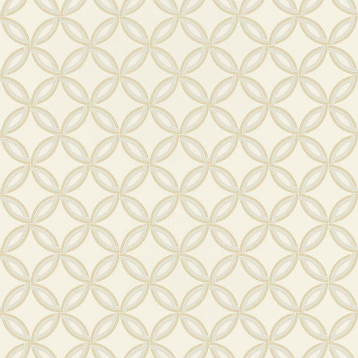 Spherica Parchment 5005130 by Schumacher Wallpaper Modern Nature 4.5" - Fabric Carolina -