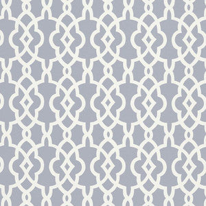 Summer Palace Fret Wisteria 5005142 by Schumacher Wallpaper