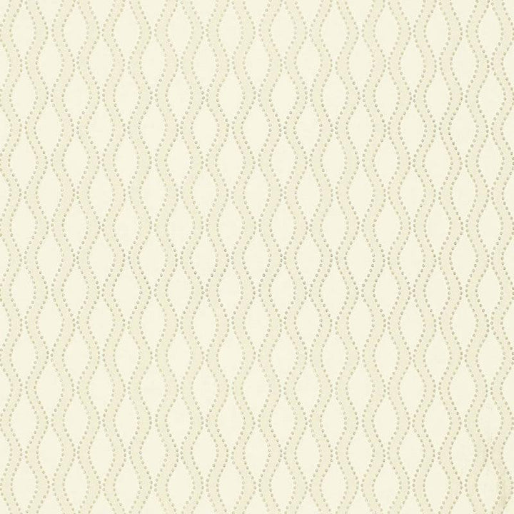 Ribbon Wave Bone 5005160 by Schumacher Designer Wallpaper Simply Charming 2.0" - Swanky Fabrics -