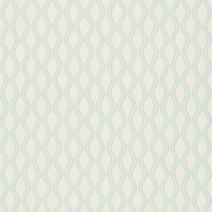Ribbon Wave Mineral 5005161 by Schumacher Designer Wallpaper Simply Charming 2.0" - Swanky Fabrics -