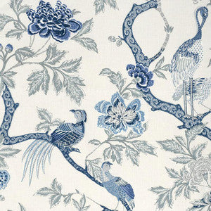 Arbre Chinois Porcelain 174081 by Schumacher Fabric