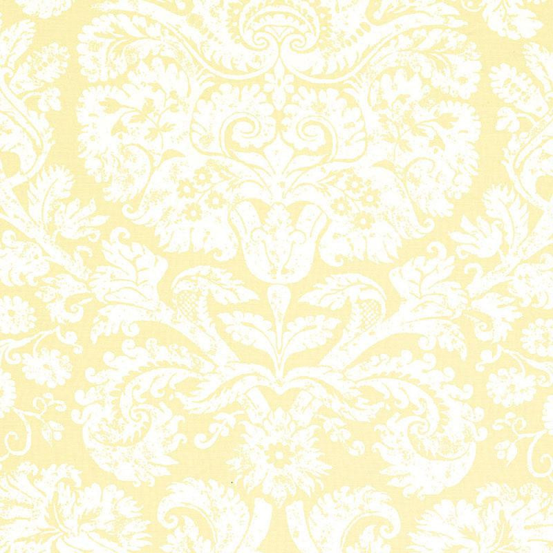 Barresa Damask Maize 174130 by Schumacher Fabric Classic Prints 27.0" - Fabric Carolina -
