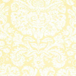 Barresa Damask Maize 174130 by Schumacher Fabric