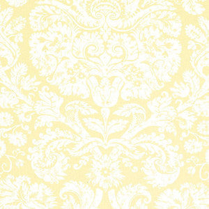 Barresa Damask Maize 174130 by Schumacher Fabric