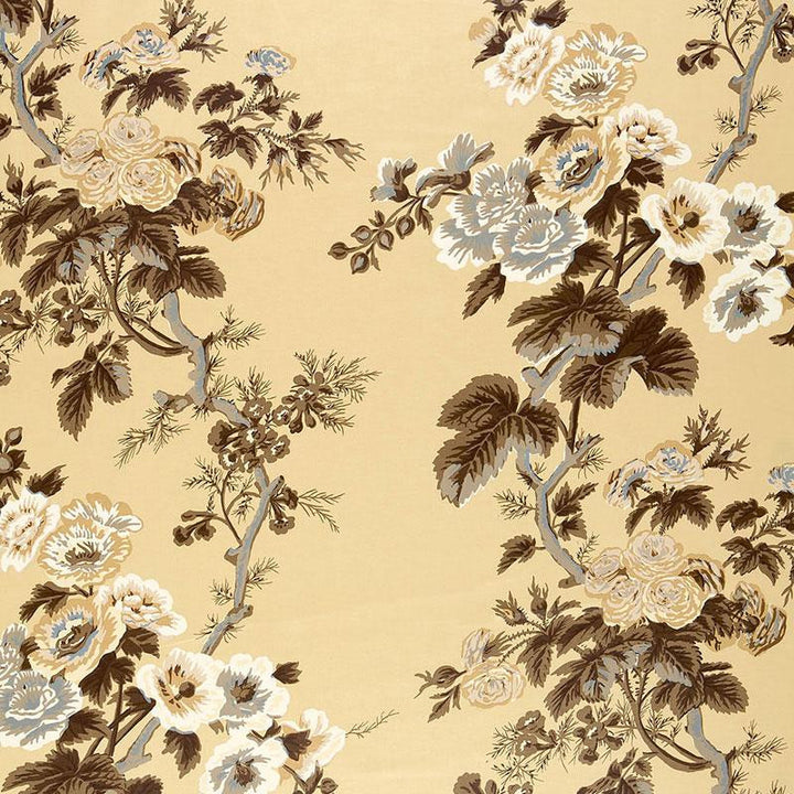 Pyne Hollyhock Tobacco 174451 by Schumacher Fabric Schumacher Classics 26.5" - Fabric Carolina -