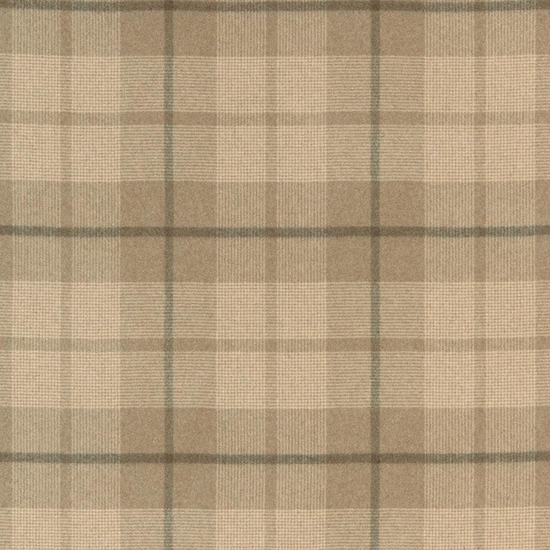Montana Wool Plaid Buckskin 66660 by Schumacher Designer Fabric A Country Life 9.62" - Swanky Fabrics -