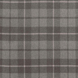 Montana Wool Plaid Oxford Grey 66661 by Schumacher Fabric