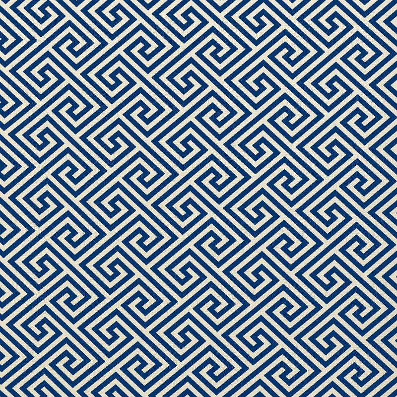St. Tropez Indoor/Outdoor Navy 62901 by Schumacher Fabric Plein Air 3.38" - Fabric Carolina -