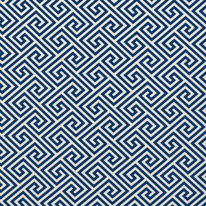 St. Tropez Indoor/Outdoor Navy 62901 by Schumacher Fabric