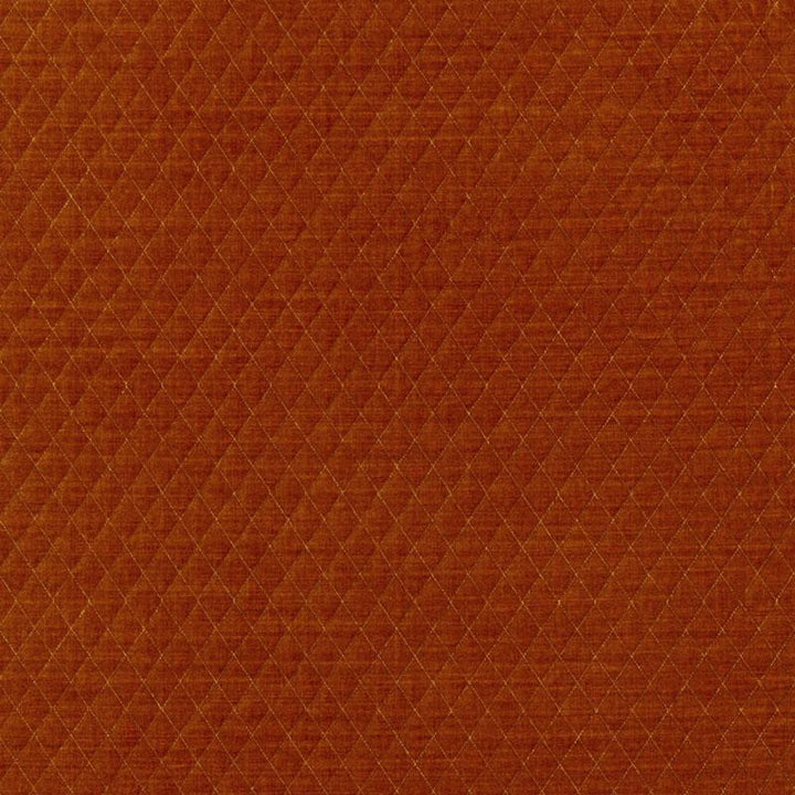 Paley Quilted Velvet Chinese Orange 66925 by Schumacher Fabric Chroma 1.0" - Fabric Carolina -