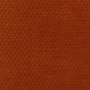 Paley Quilted Velvet Chinese Orange 66925 by Schumacher Fabric