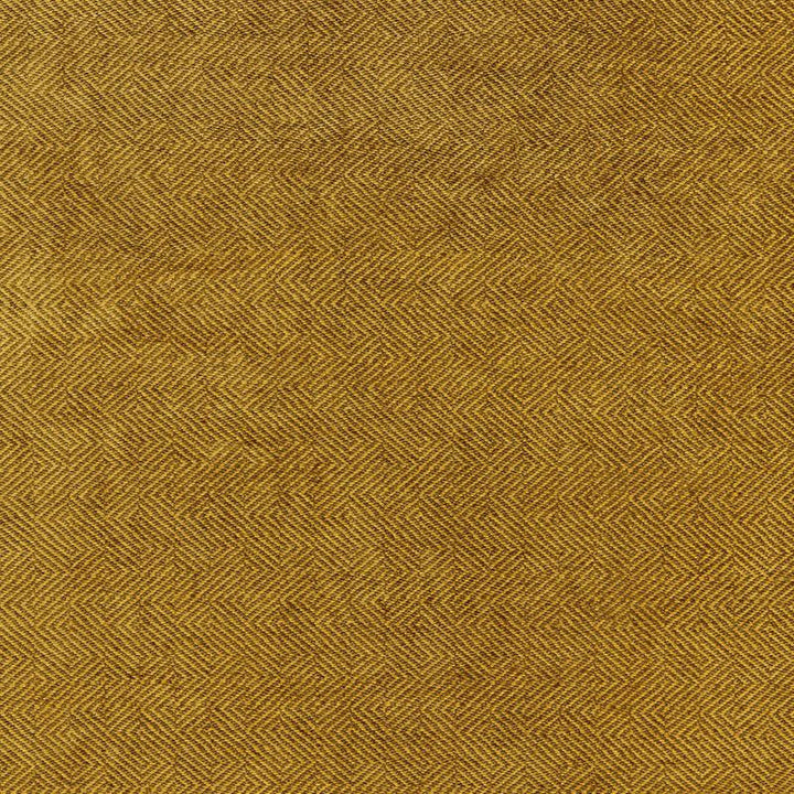 Ashcombe Chenille Brass 66904 by Schumacher Designer Fabric Chroma 2.25" - Swanky Fabrics -