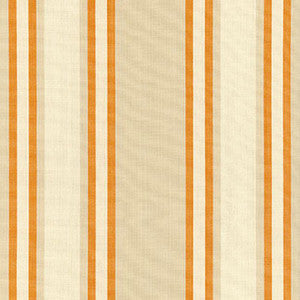 Seneca Cotton Stripe Beige/Pumpkin 62985 by Schumacher Fabric