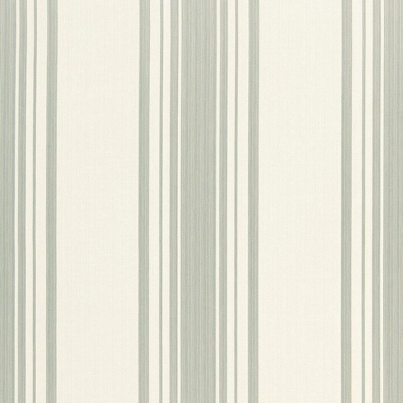 Carnegie Cotton Stripe Nickel 67020 by Schumacher Designer Fabric Chroma 13.5" - Swanky Fabrics -