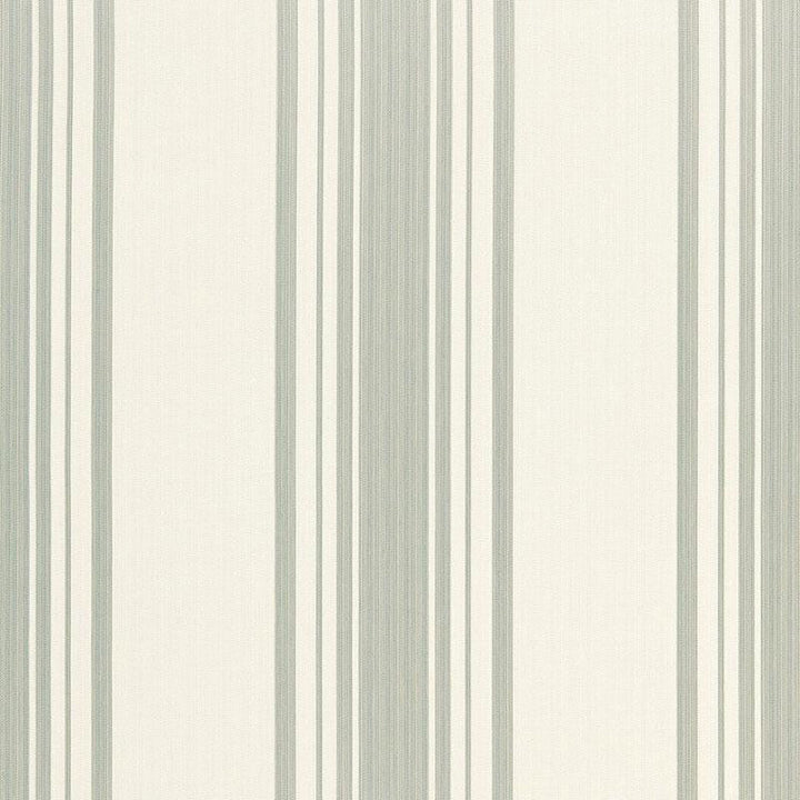Carnegie Cotton Stripe Nickel 67020 by Schumacher Designer Fabric Chroma 13.5" - Swanky Fabrics -