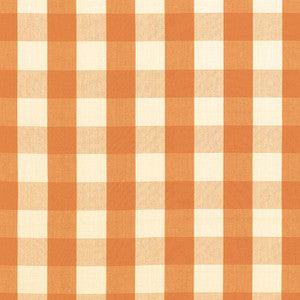Camden Cotton Check Pumpkin 63033 by Schumacher Fabric