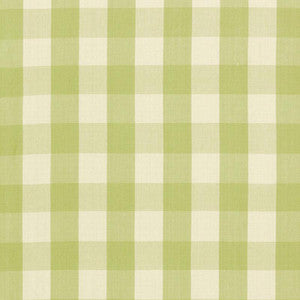 Camden Cotton Check Sage 63036 by Schumacher Fabric