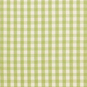 Elton Cotton Check Sage 63056 by Schumacher Fabric