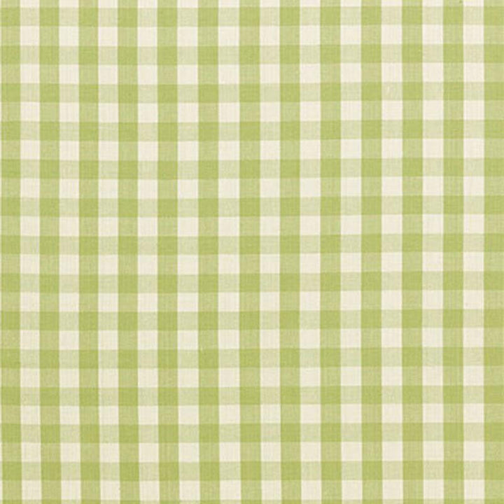 Elton Cotton Check Sage 63056 by Schumacher Designer Fabric Revisits Of Popular Patterns 1.25" - Swanky Fabrics -