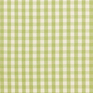 Elton Cotton Check Sage 63056 by Schumacher Fabric